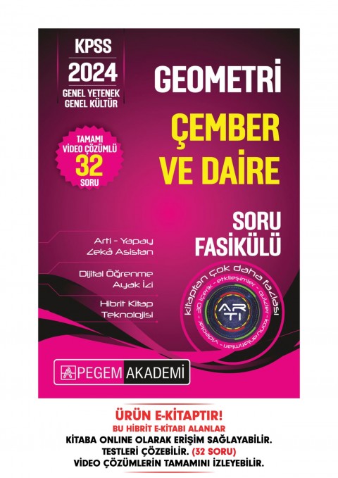KPSS Matematik - Çember ve Daire Soru Fasikülü
