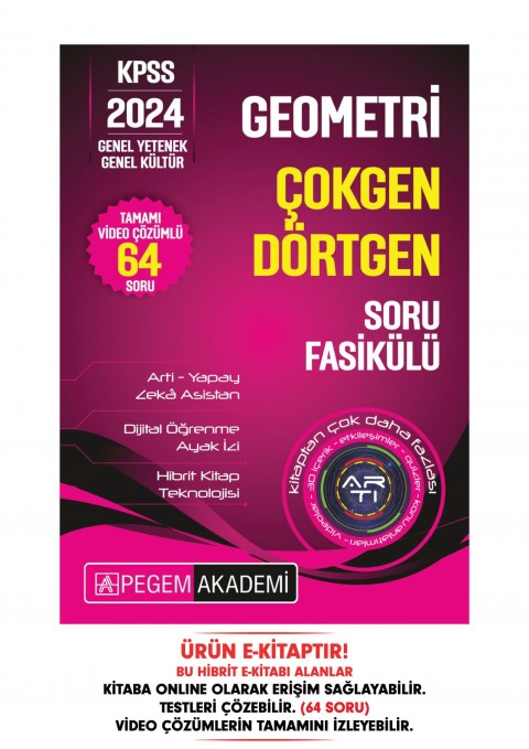 KPSS Matematik - Çokgen-Dörtgen Soru Fasikülü