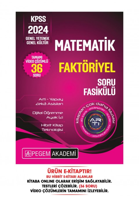 KPSS Matematik - Faktöriyel Soru Fasikülü