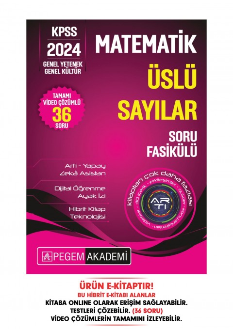 KPSS Matematik - Üslü İfadeler Soru Fasikülü