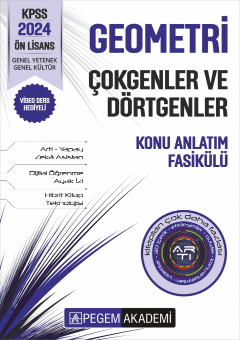 KPSS Ön Lisans Geometri - Çokgenler ve Dörtgenler Konu Fasikülü