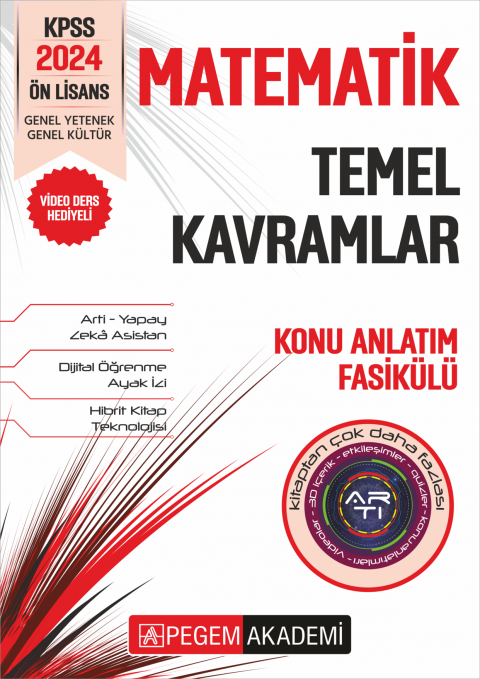KPSS Ön Lisans Matematik - Temel Kavramlar Konu Fasikülü