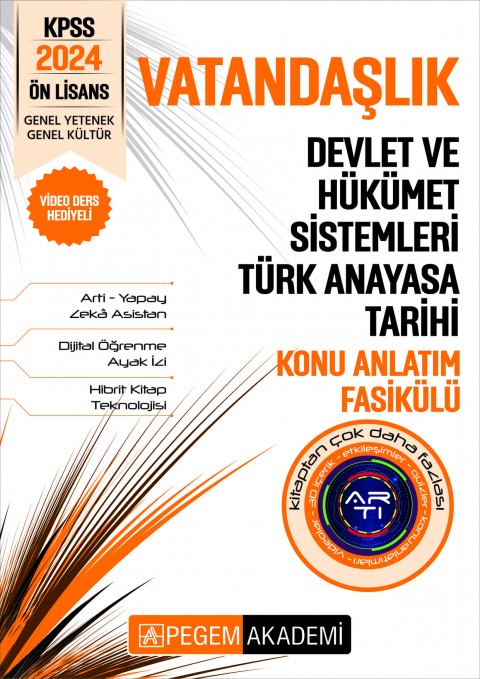 KPSS Ön Lisans Vatandaşlık - Devlet ve Hükümet Sistemleri - Türk Anayasa Tarihi Konu Fasikülü