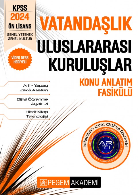 KPSS Ön Lisans Vatandaşlık - Uluslararası Kuruluşlar Konu Fasikülü