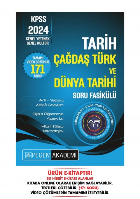 KPSS Tarih - Çağdaş Türk ve Dünya Tarihi Hibrit Soru Fasikülü