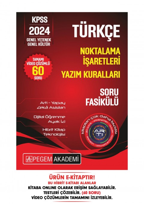 KPSS Türkçe - Noktalama İşaretleri-Yazım Kuralları Soru Fasikülü