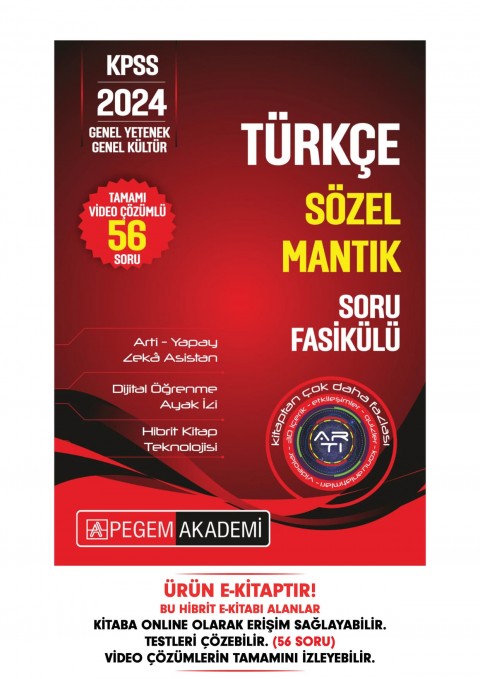 KPSS Türkçe - Sözel Mantık Soru Fasikülü