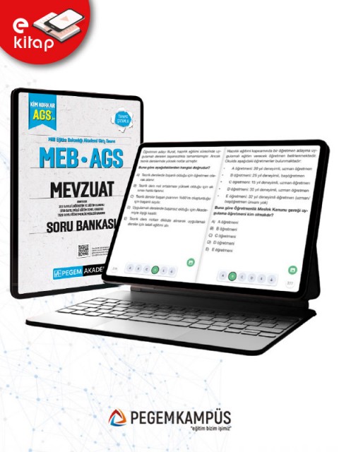MEB-AGS Kim Korkar Mevzuat Anayasa-222 Sayılı İlköğretim ve Eğitim Kanunu-1739 Sayılı Millî Eğitim Temel Kanunu-7528 Sayılı Öğretmenlik Mesleği Kanunu Tamamı Çözümlü E-Soru Bankası