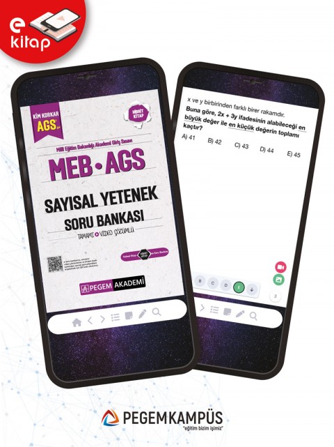 MEB-AGS Kim Korkar Sayısal Yetenek Tamamı Çözümlü E-Soru Bankası