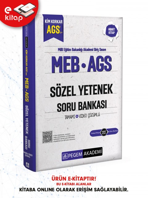 MEB-AGS Kim Korkar Sözel Yetenek Tamamı Çözümlü E-Soru Bankası