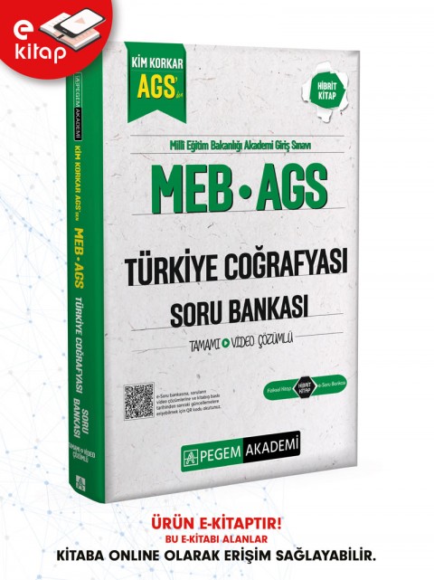 MEB-AGS Kim Korkar Türkiye Coğrafyası Tamamı Çözümlü E-Soru Bankası