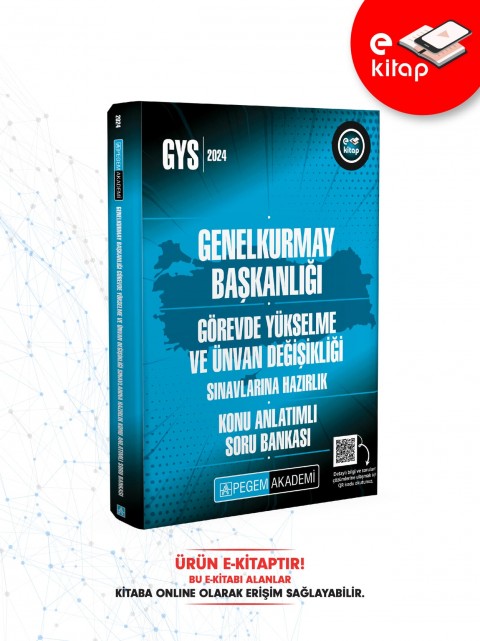 2024 GYS Genelkurmay Başkanlığı  Unvan Değişikliği Sınavlarına Hazırlık Konu Anlatımlı Soru Bankası E-Kitap