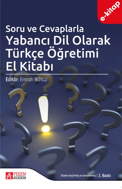 Soru ve Cevaplarla Yabancı Dil Olarak Türkçe Öğretimi El Kitabı (e-kitap)