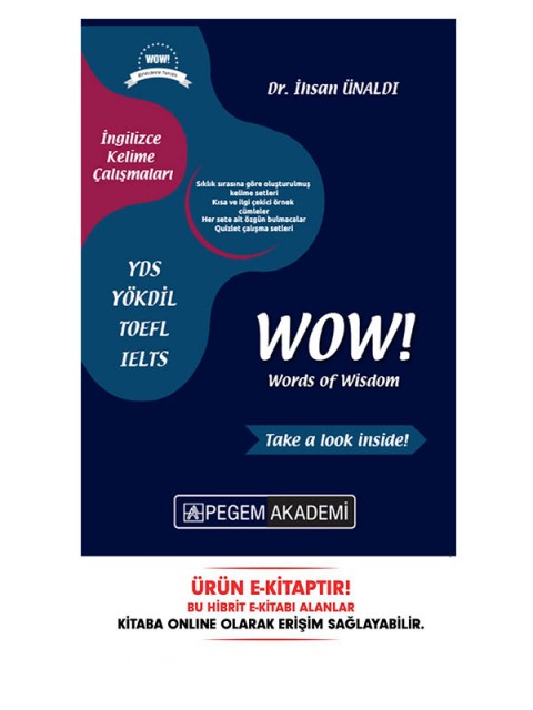 YDS YÖKDİL WoW! Words of Wisdom E-Kitap