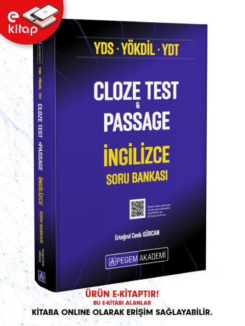 YDS-YÖKDİL-YDT Cloze Test & Passage İngilizce E-Soru Bankası