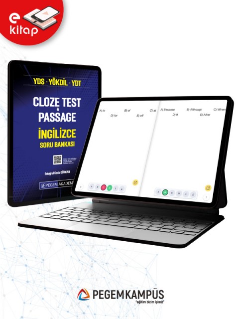 YDS-YÖKDİL-YDT Cloze Test & Passage İngilizce E-Soru Bankası